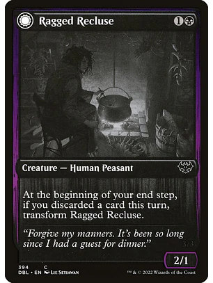 Ragged Recluse // Odious Witch | Inglés | NM | DBL