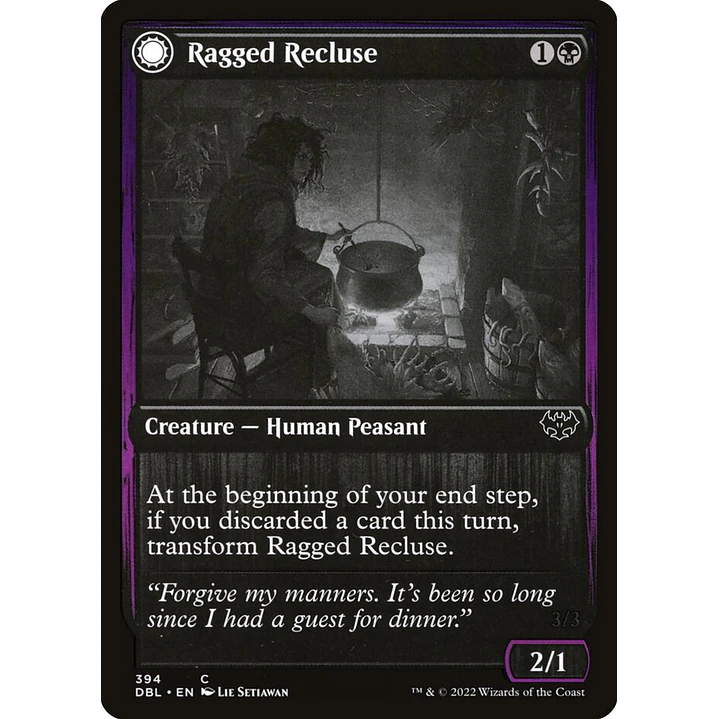 Ragged Recluse // Odious Witch | Inglés | NM | DBL 1