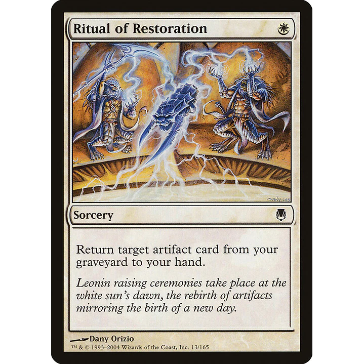 Ritual of Restoration | Español | NM | DST 1