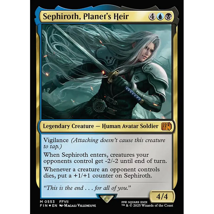 Sephiroth, Planet's Heir (foil) | Inglés | NM | FIN 1