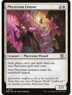 Phyrexian Censor | Inglés | NM | MOM
