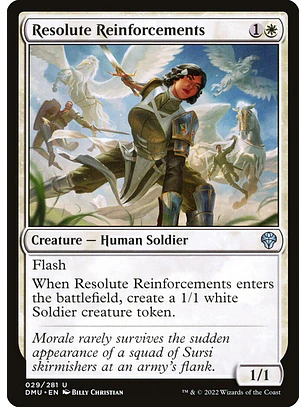 Resolute Reinforcements | Inglés | NM | DMU