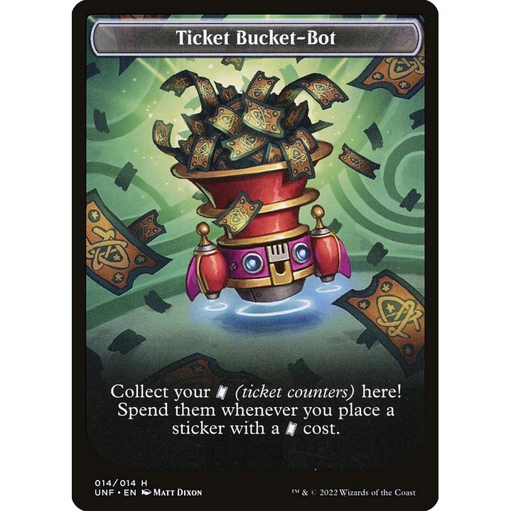 Ticket Bucket-Bot | Inglés | NM | TUNF 1