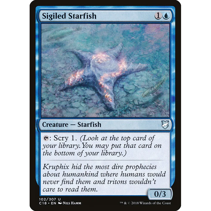 Sigiled Starfish | Español | NM | C18 1