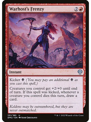 Warhost's Frenzy | Inglés | NM | DMU