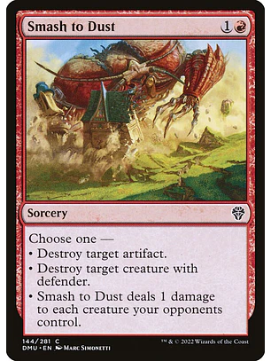 Smash to Dust | Inglés | NM | DMU