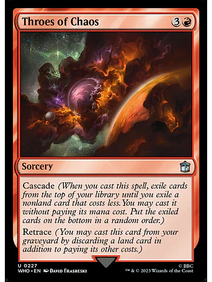 Throes of Chaos | Inglés | NM | WHO