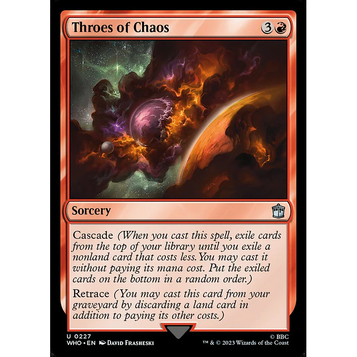 Throes of Chaos | Inglés | NM | WHO 1