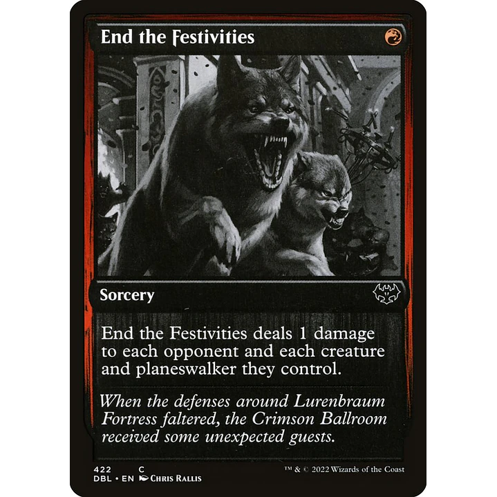 End the Festivities | Inglés | NM | DBL 1