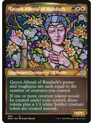 Queen Allenal of Ruadach (Showcase foil) | Español | NM | DMU