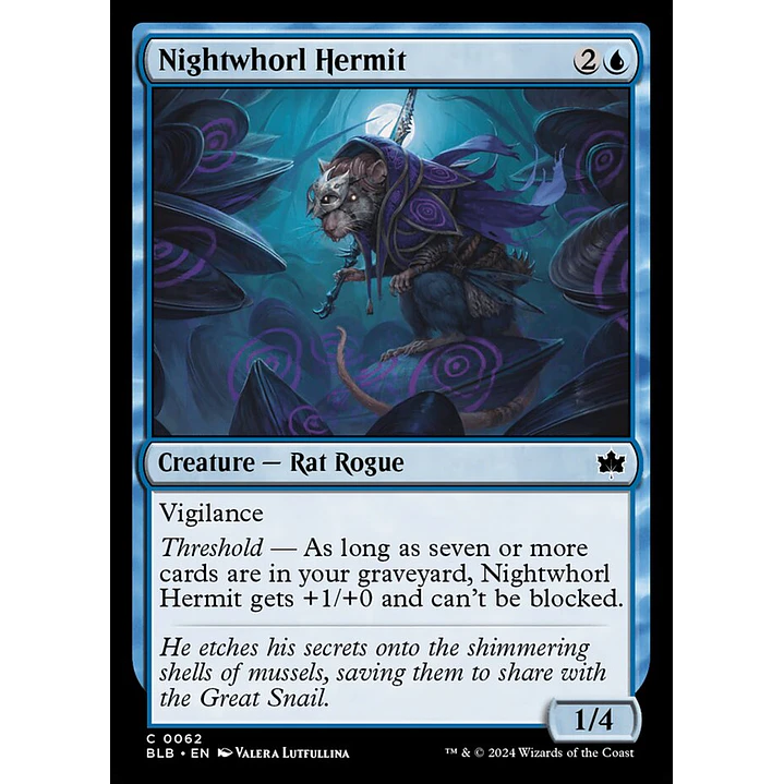 Nightwhorl Hermit | Inglés | NM | BLB 1