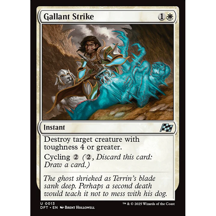 Gallant Strike | Inglés | NM | DFT 1