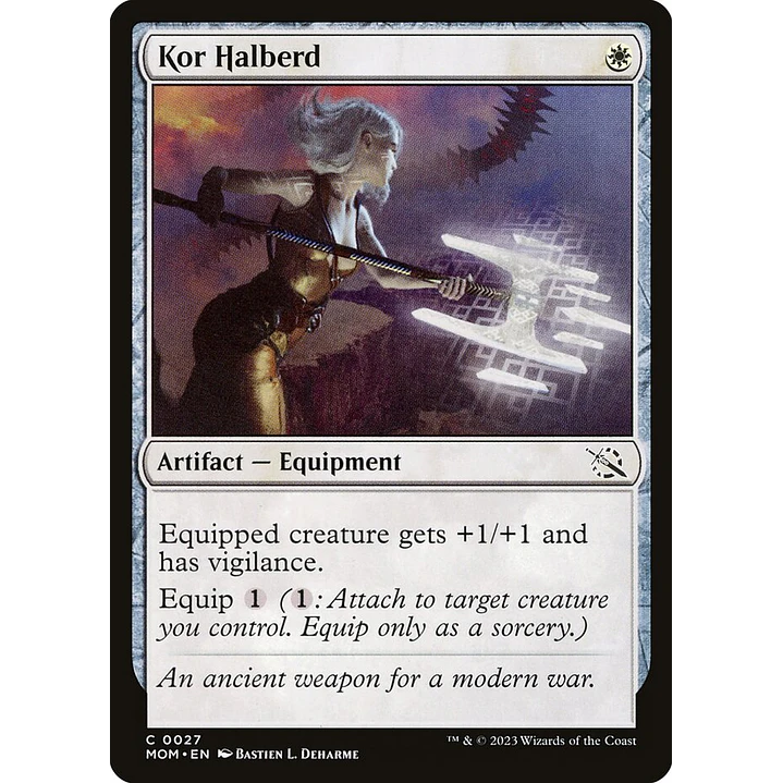 Kor Halberd | Inglés | NM | MOM 1