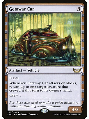 Getaway Car | Español | NM | SNC