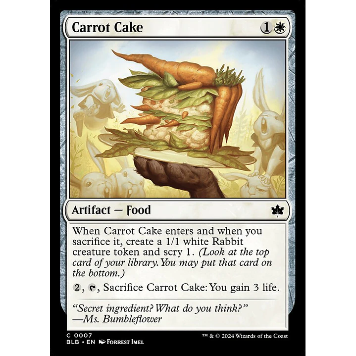 Carrot Cake | Español | NM | BLB 1