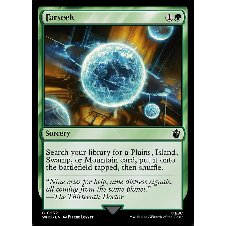 Farseek | Inglés | NM | WHO 1