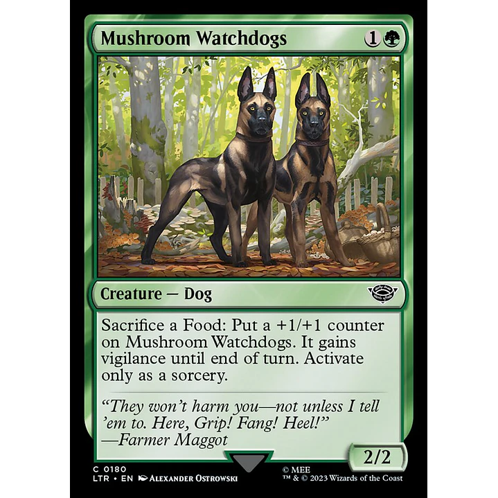 Mushroom Watchdogs | Español | NM | LTR 1