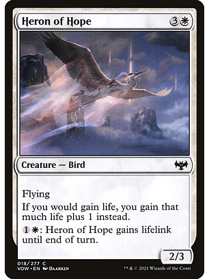 Heron of Hope | Inglés | NM | VOW