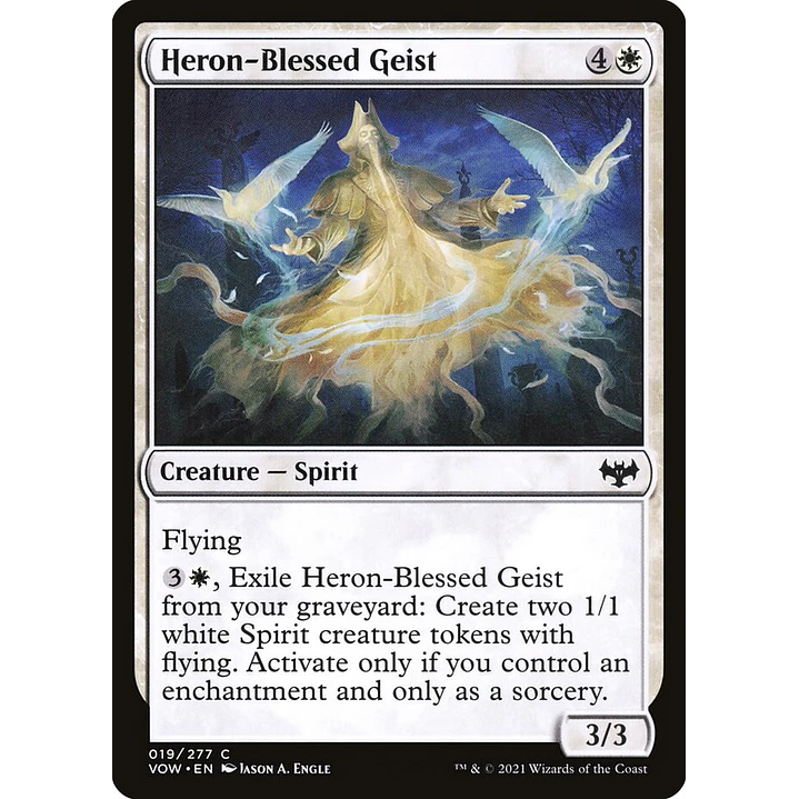Heron-Blessed Geist | Inglés | NM | VOW 1