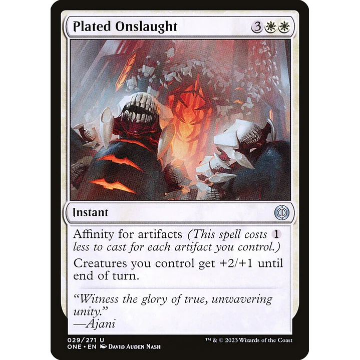 Plated Onslaught | Inglés | NM | ONE 1