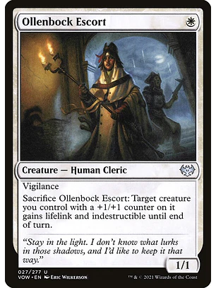 Ollenbock Escort | Inglés | NM | VOW
