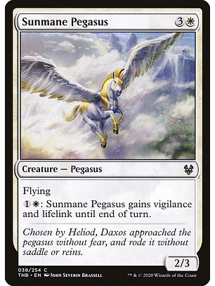 Sunmane Pegasus | Español | NM | THB