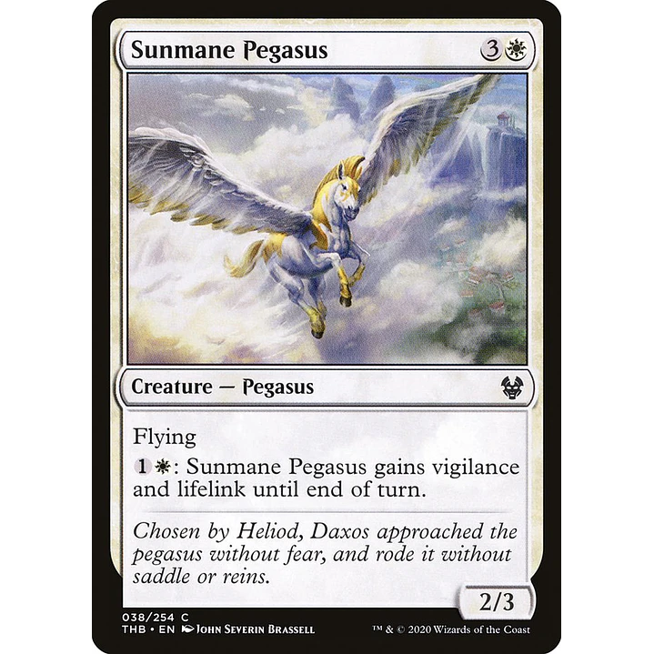 Sunmane Pegasus | Español | NM | THB 1