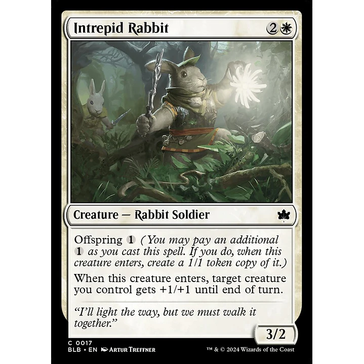 Intrepid Rabbit | Español | NM | BLB 1