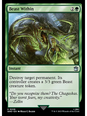 Beast Within | Inglés | NM | WHO