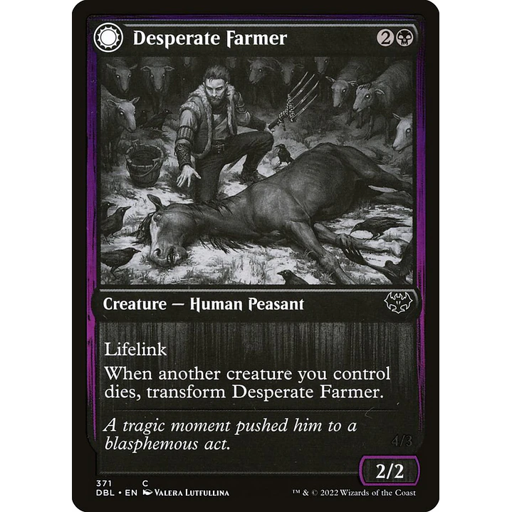 Desperate Farmer // Depraved Harvester (foil) | Inglés | NM | DBL 1