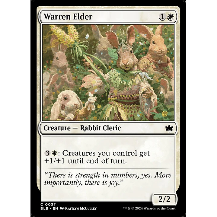 Warren Elder | Inglés | NM | BLB 1