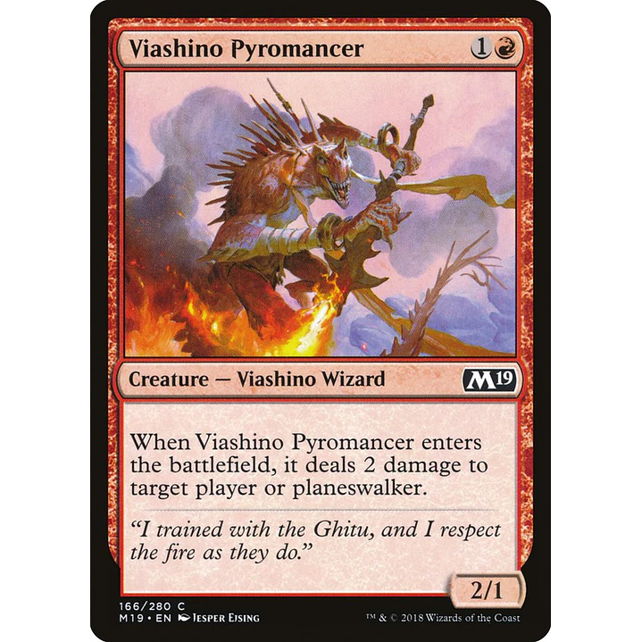 Viashino Pyromancer | Español | NM | M19 1