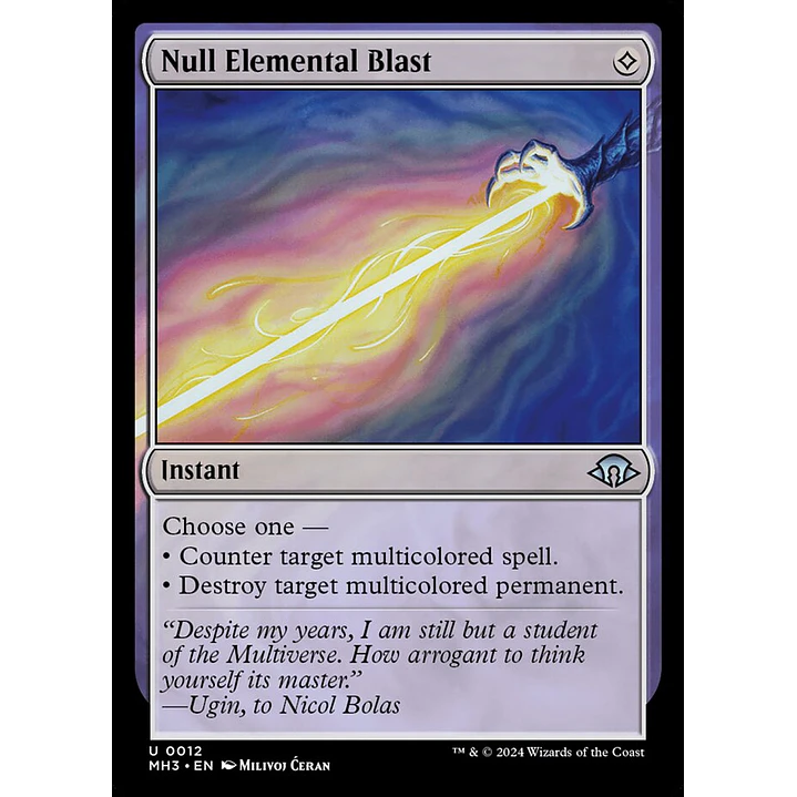 Null Elemental Blast | Español | NM | MH3 1