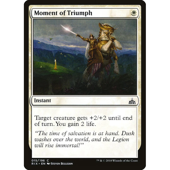 Moment of Triumph | Inglés | NM | RIX 1