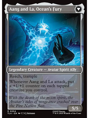 Aang, Swift Savior // Aang and La, Ocean's Fury (foil) | Inglés | NM | TLA
