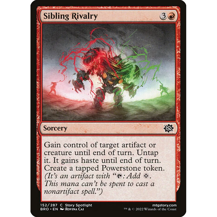 Sibling Rivalry | Inglés | NM | BRO 1