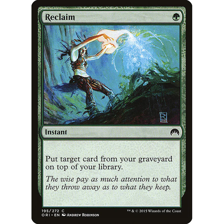 Reclaim | Español | NM | ORI 1