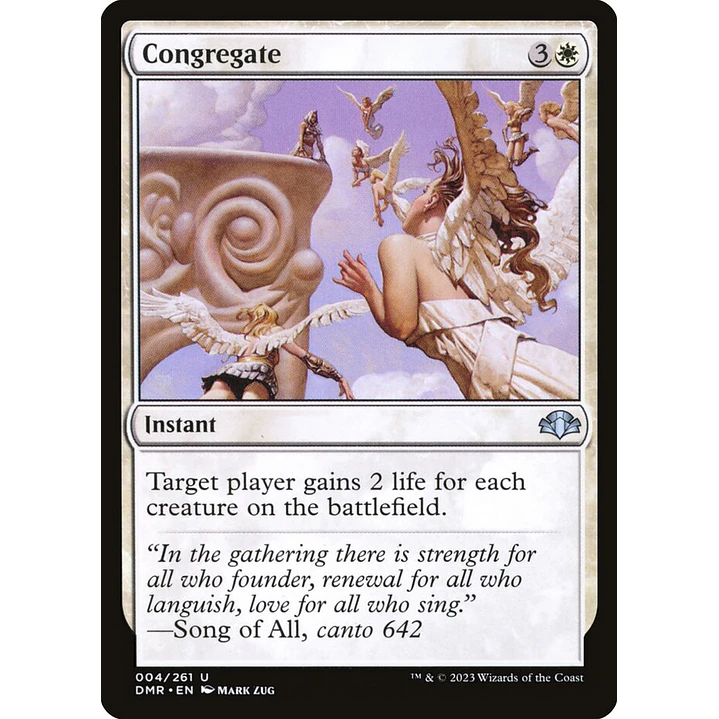 Congregate | Inglés | NM | DMR 1