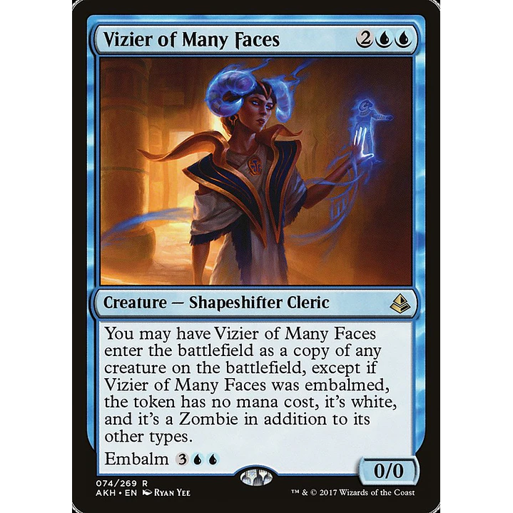 Vizier of Many Faces | Español | NM | AKH 1