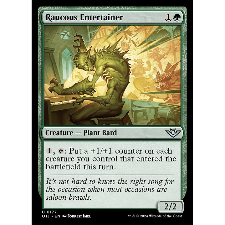 Raucous Entertainer | Español | NM | OTJ 1