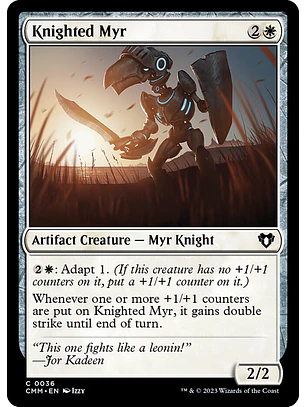 Knighted Myr | Inglés | NM | CMM