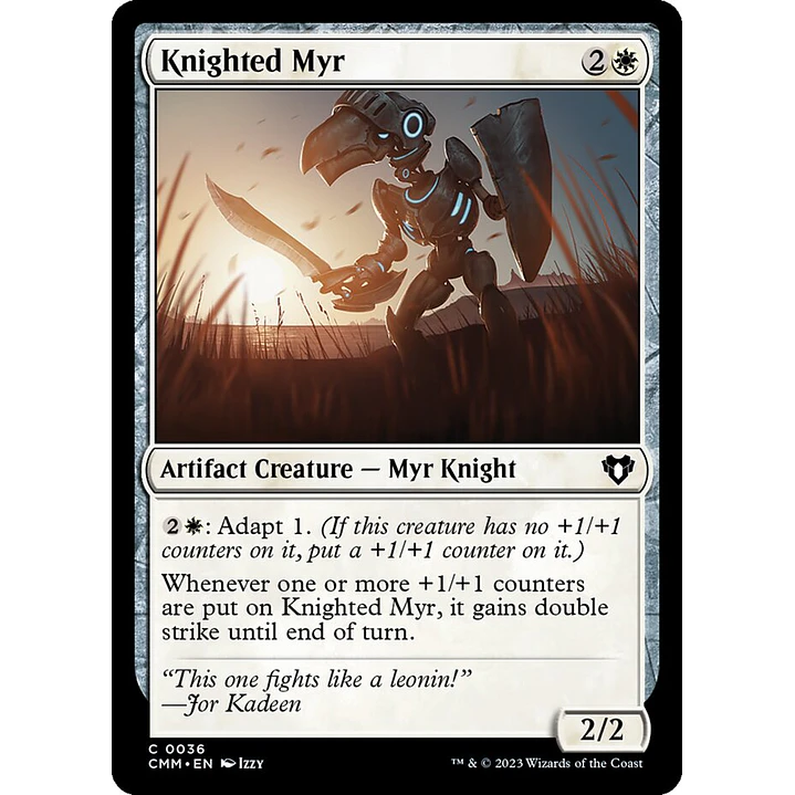 Knighted Myr | Inglés | NM | CMM 1