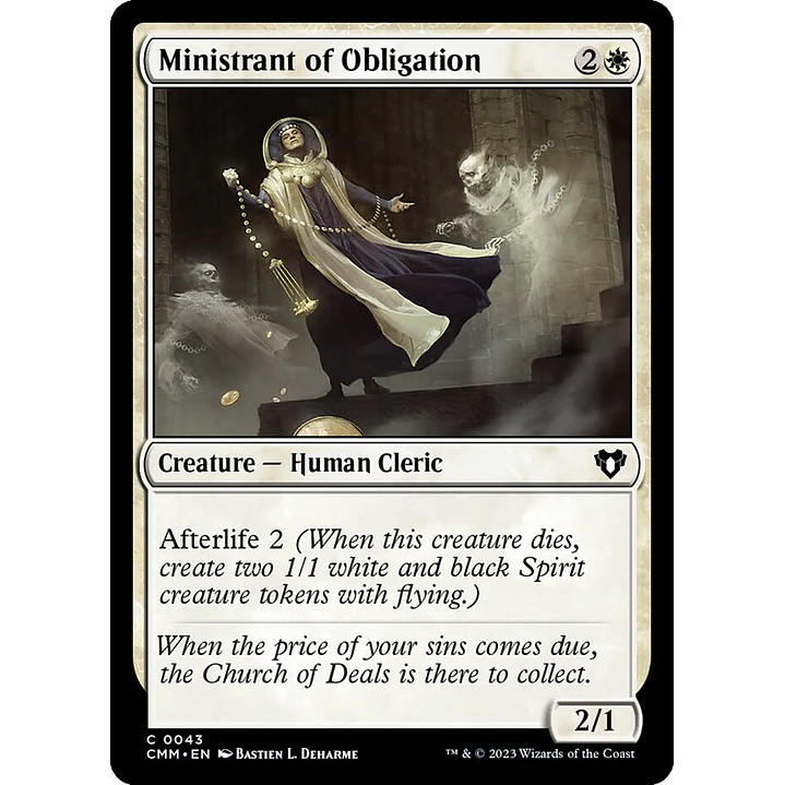Ministrant of Obligation | Inglés | NM | CMM 1