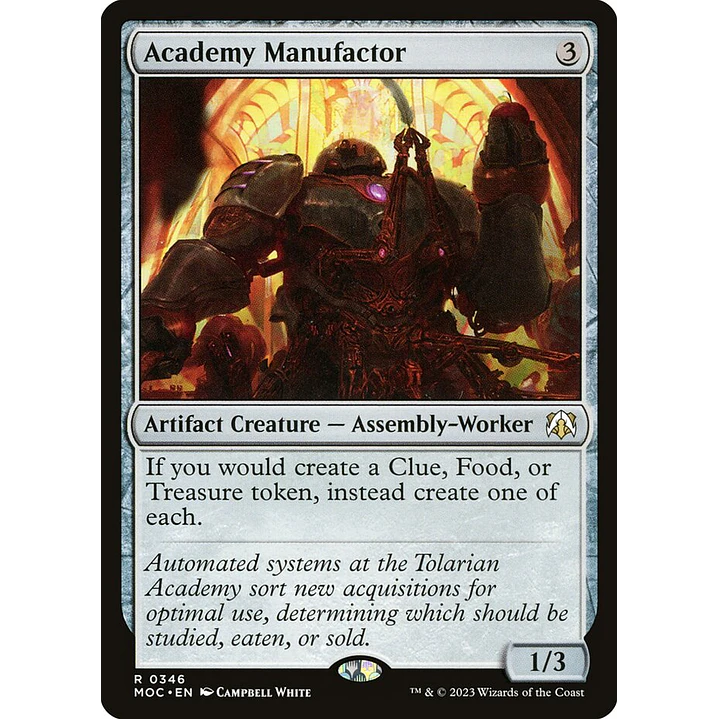 Academy Manufactor | Inglés | NM | MOC 1