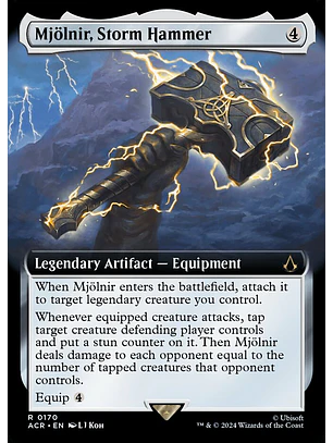 Mjölnir, Storm Hammer (Extended Art) | Inglés | NM | ACR