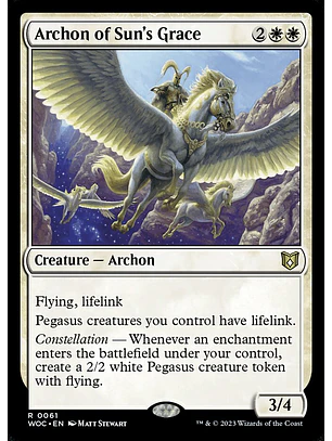 Archon of Sun's Grace | Inglés | NM | WOC