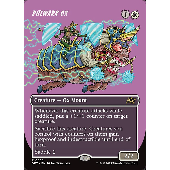 Bulwark Ox (Borderless) | Español | NM | DFT 1