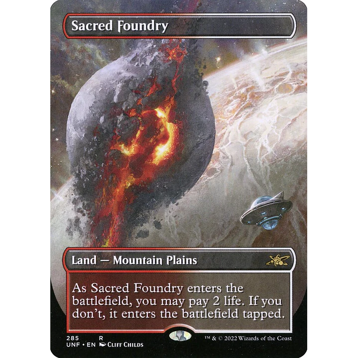 Sacred Foundry (Borderless foil) | Inglés | NM | UNF 1