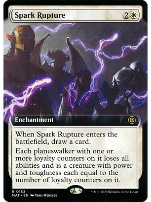 Spark Rupture (Extended Art foil) | Inglés | NM | MAT