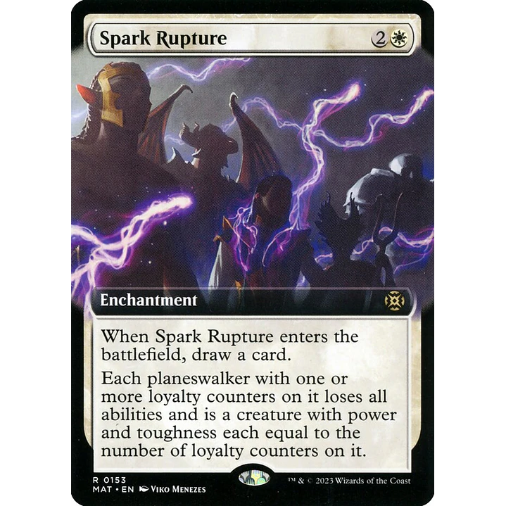 Spark Rupture (Extended Art foil) | Inglés | NM | MAT 1